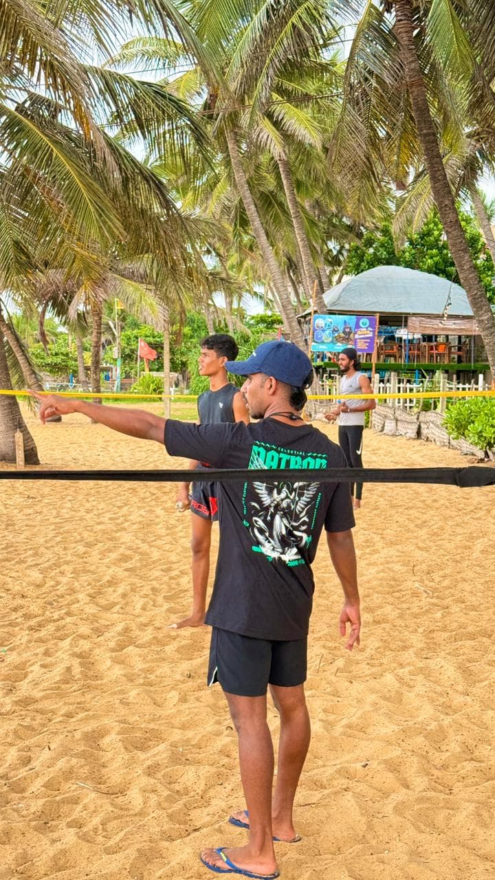 Beach training camp