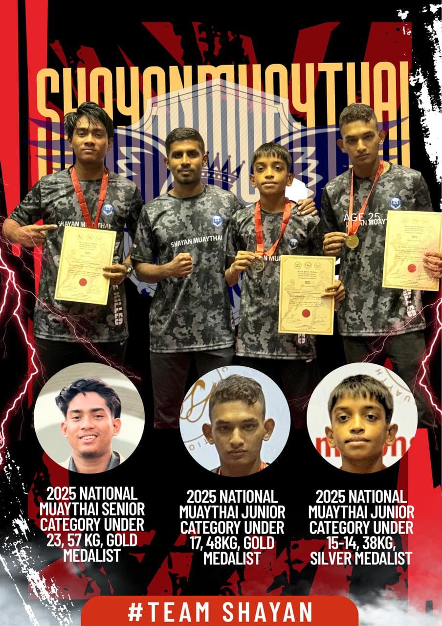 2025 National Muaythai medalists